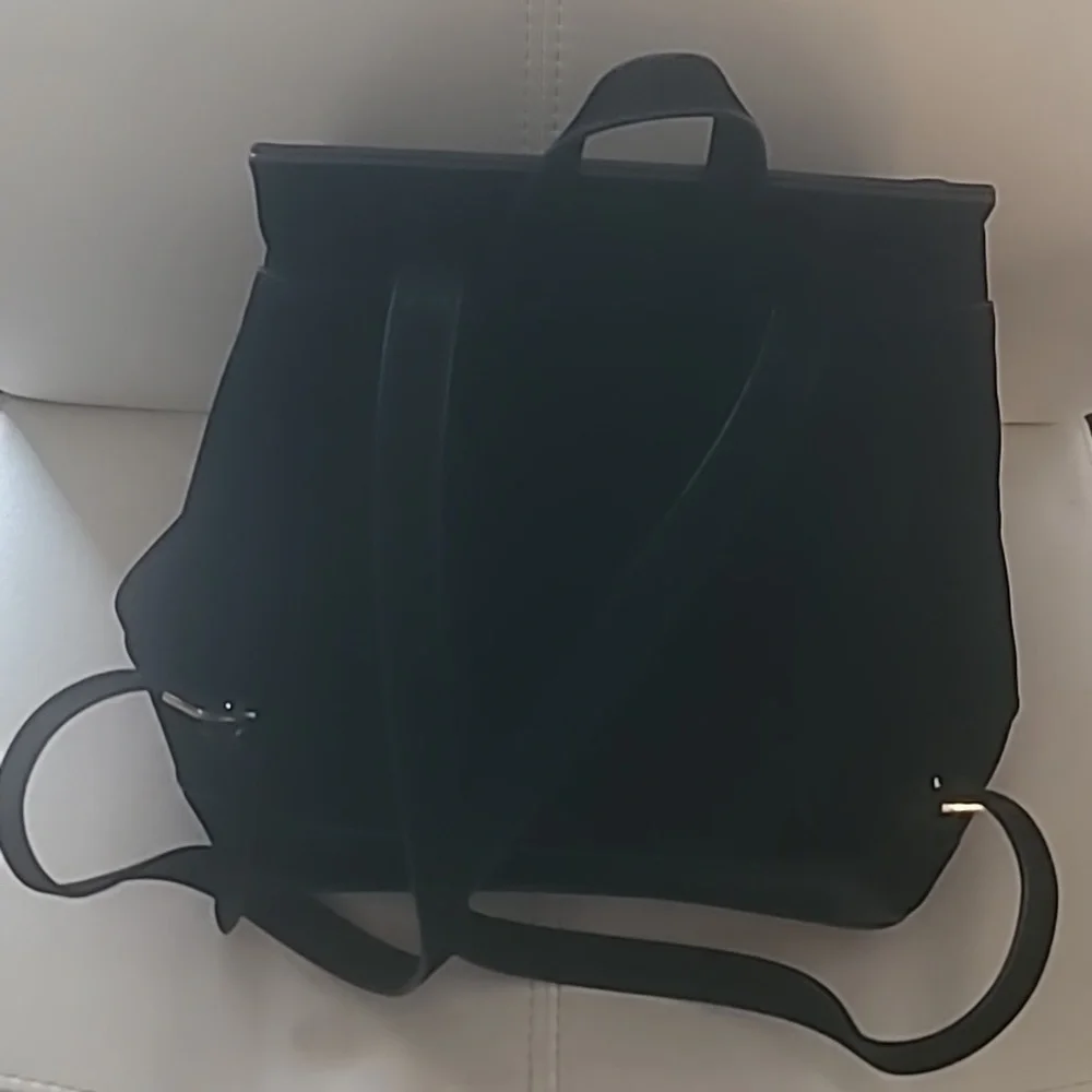 COMMA, - Suede Backpack, Black - Picture 5 of 10